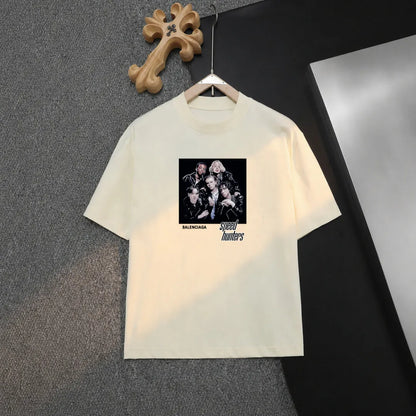 Portrait Poster Crew Neck T‑Shirt