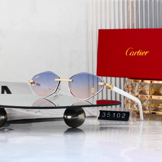 Rimless Polygon Sunglasses