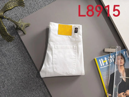 Contrast Patch Stretch Jeans