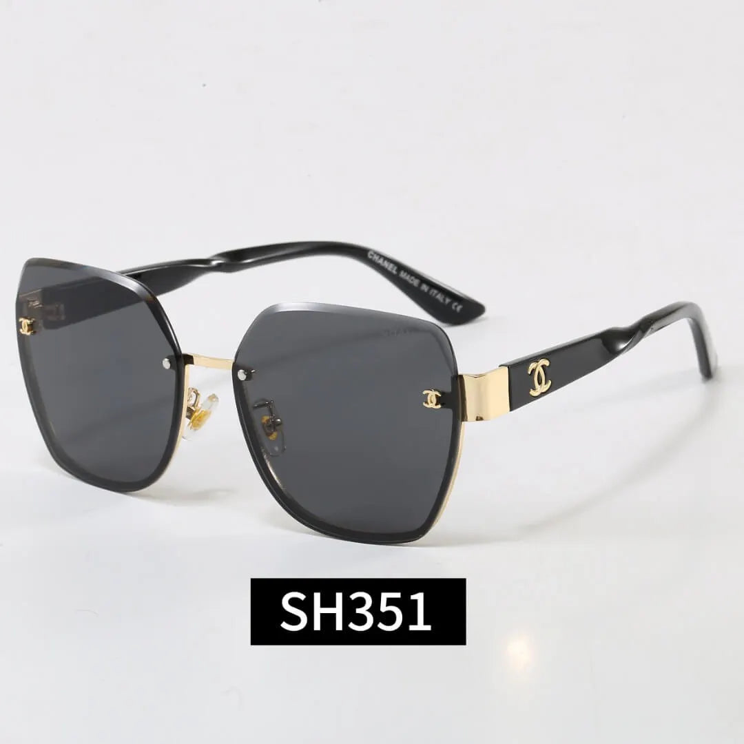 Square Rimless Sunglasses
