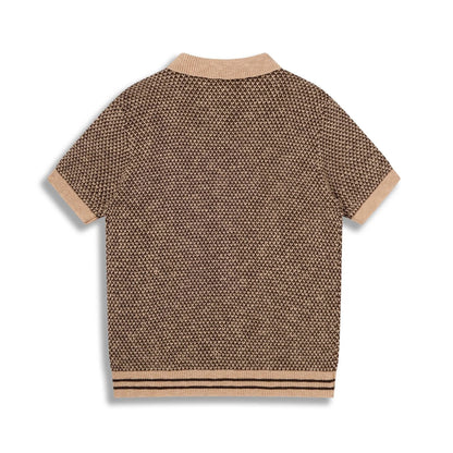 New Mesh Knit Polo Shirt