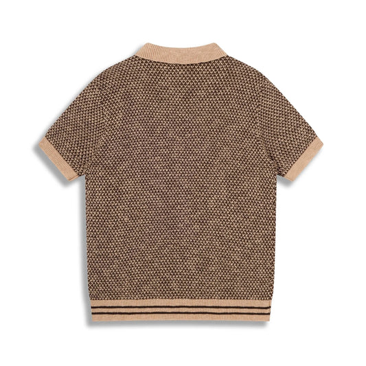 New Mesh Knit Polo Shirt