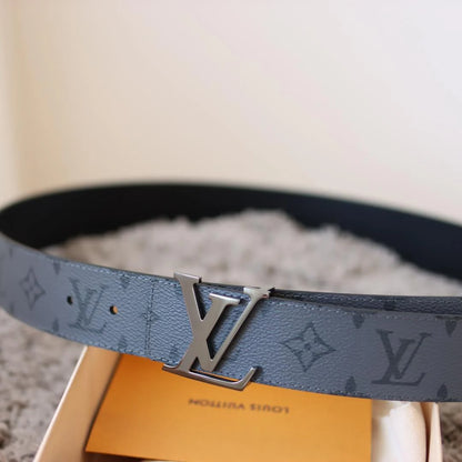 Grey-Blue Embossed Belt