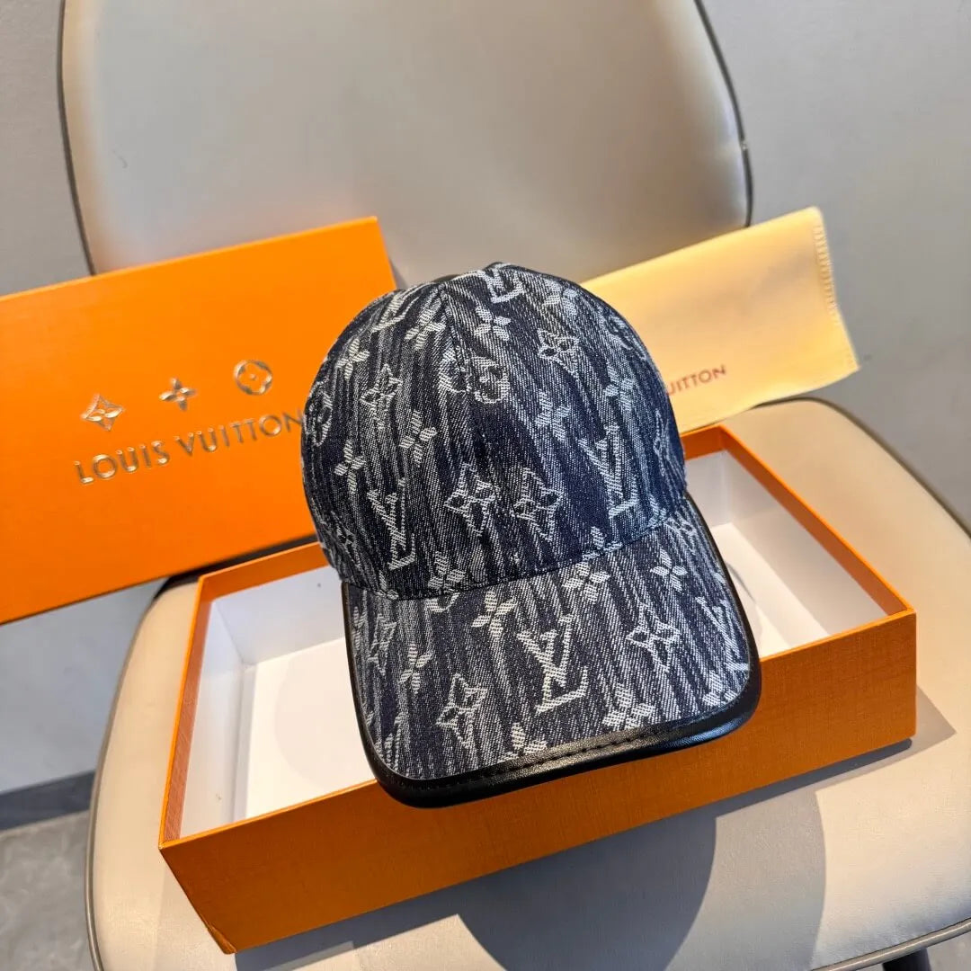 Denim Jacquard Hat