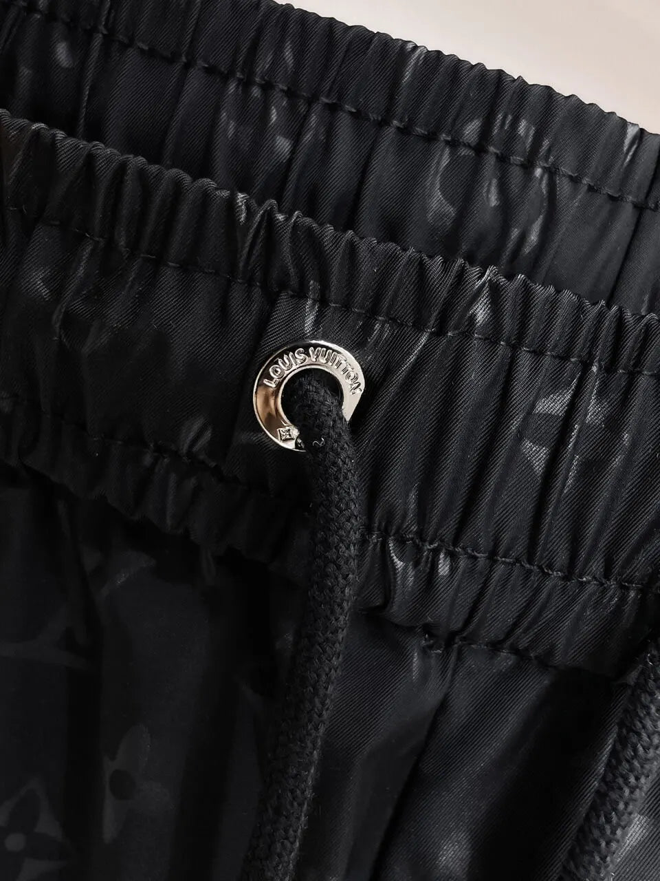 Dark Tone All‑Over Monogram Casual Shorts