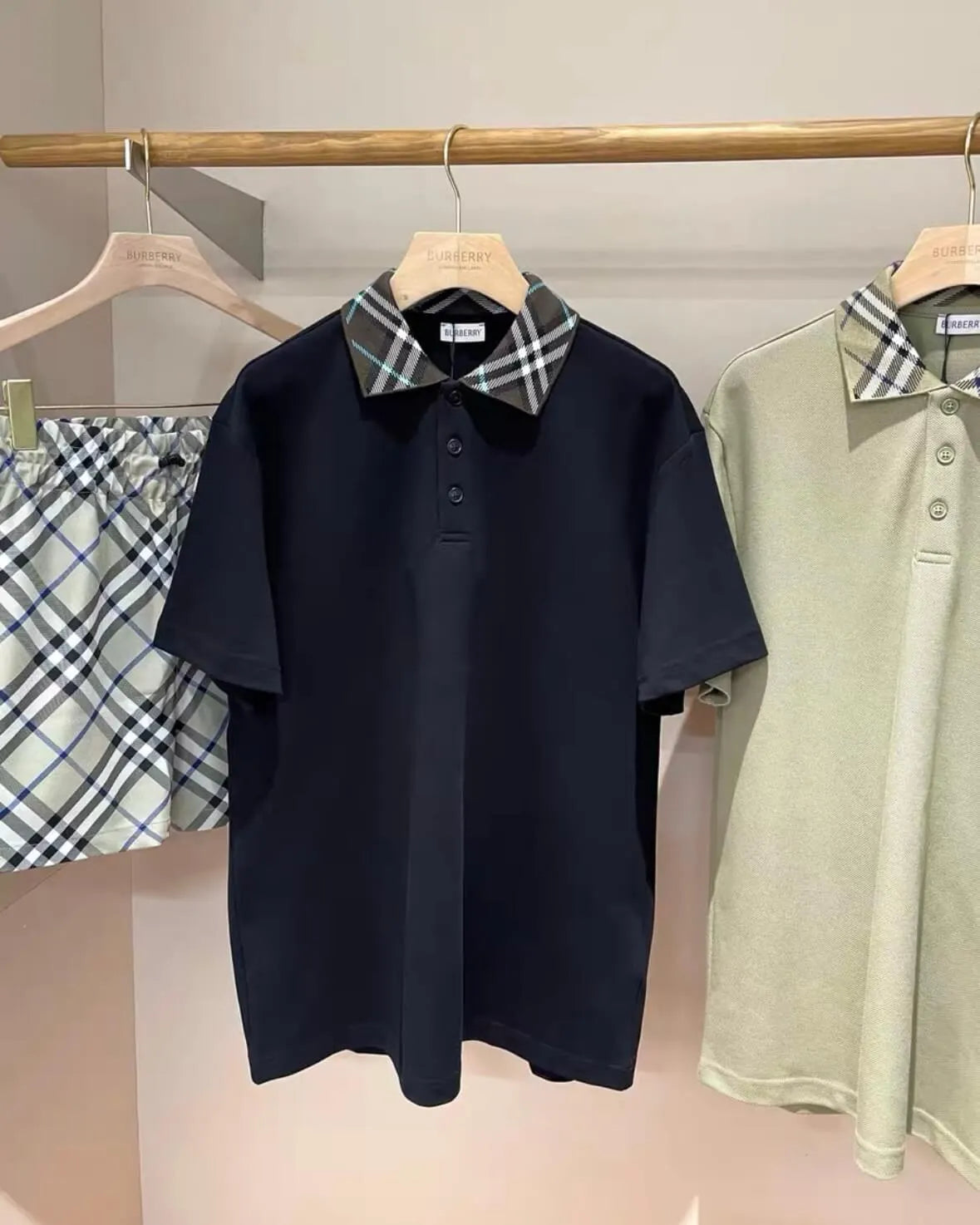 Striped Collared Polo Shirt