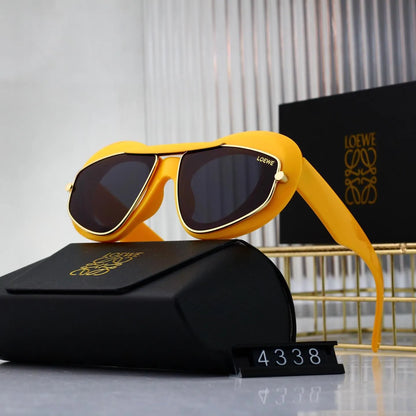 Double Bridge Aviator Sunglasses
