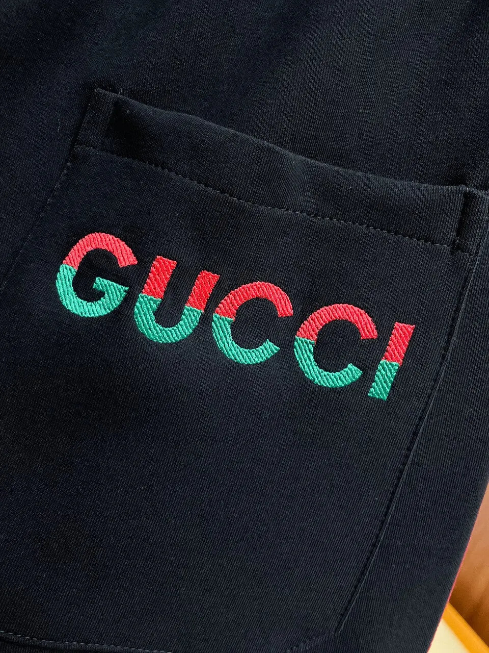 Embossed Side‑Stripe Embroidery Straight Pants