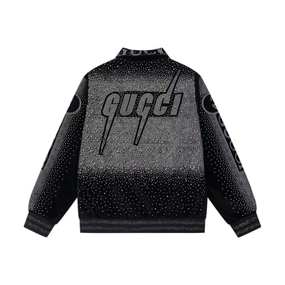 Double G Rhinestone Jacket