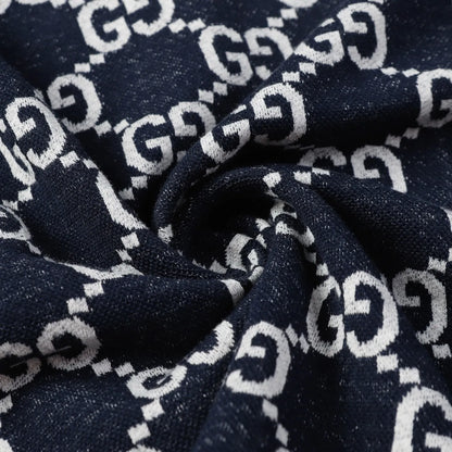 All‑Over Print Color‑Blocked Polo Shirt