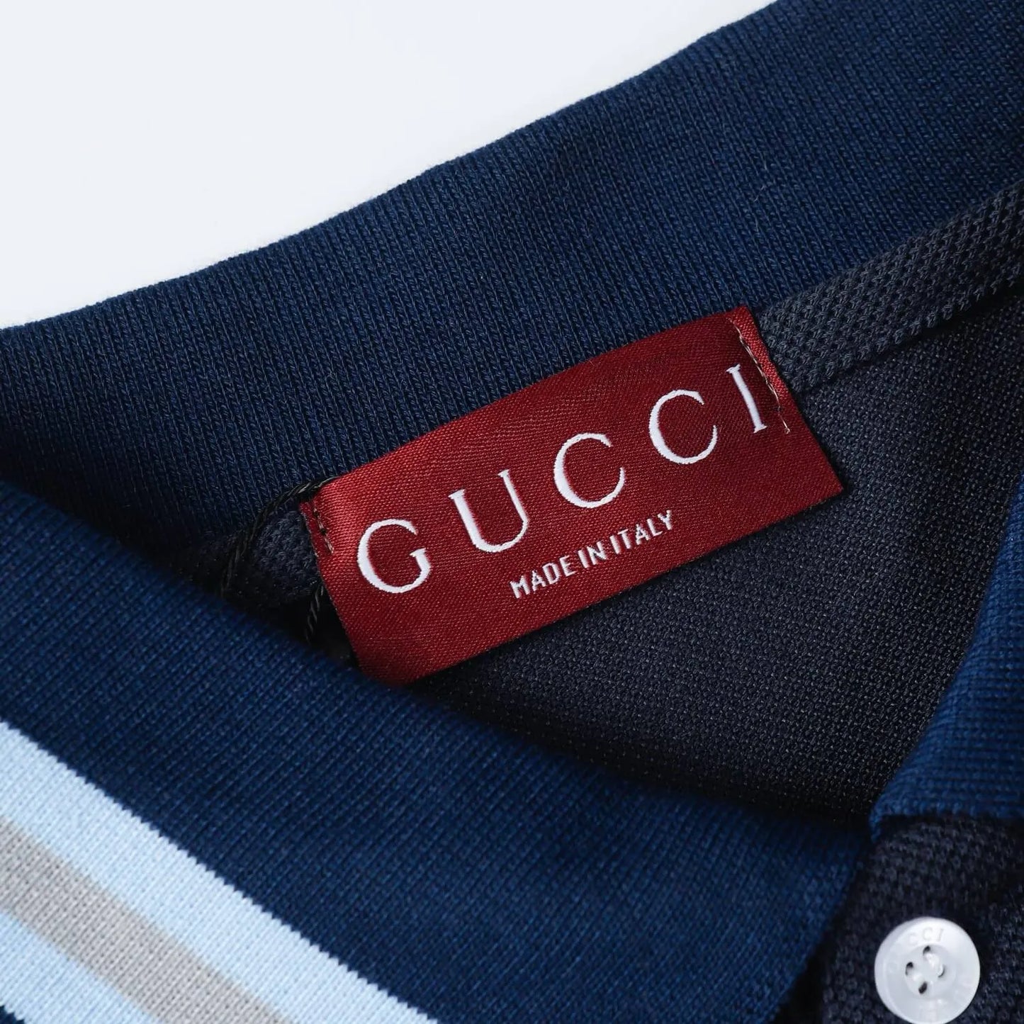 Letter‑Embroidered Polo Shirt
