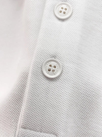 Letter Embroidered Polo Shirt