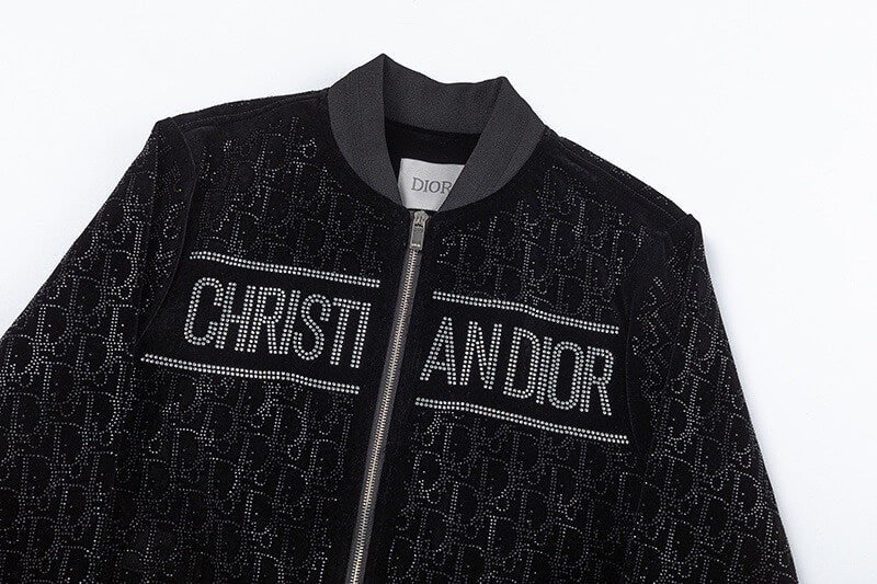 Rhinestone Letter Jacket