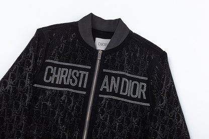 Rhinestone Letter Jacket