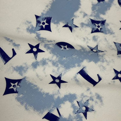 Blue Star Monogram Print T‑Shirt