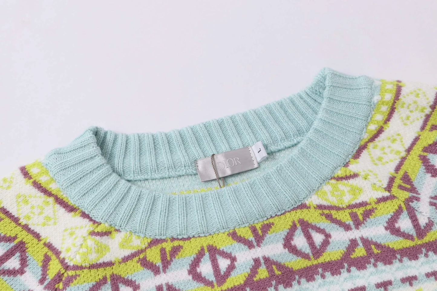 Retro Geo Jacquard Knit