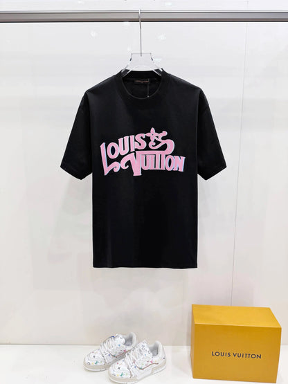 3D Shadow Graffiti Letter Print T-Shirt