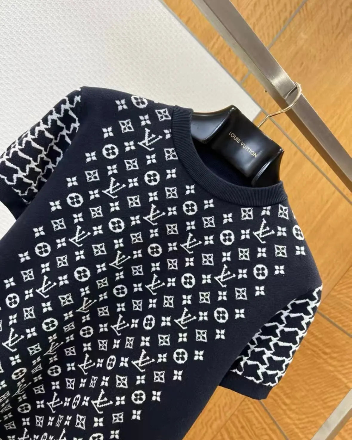 Knit All‑Over Print T‑Shirt