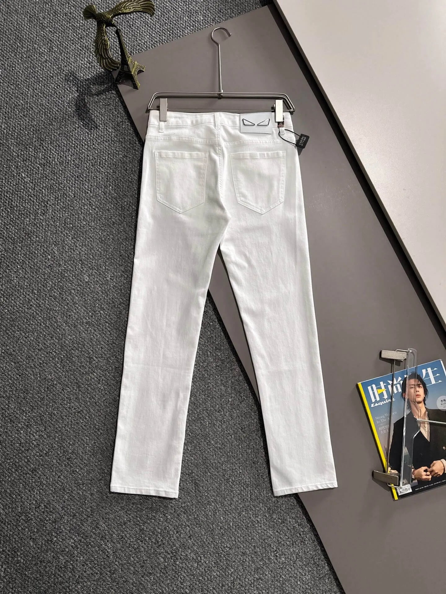 Eye Detail Slim Jeans
