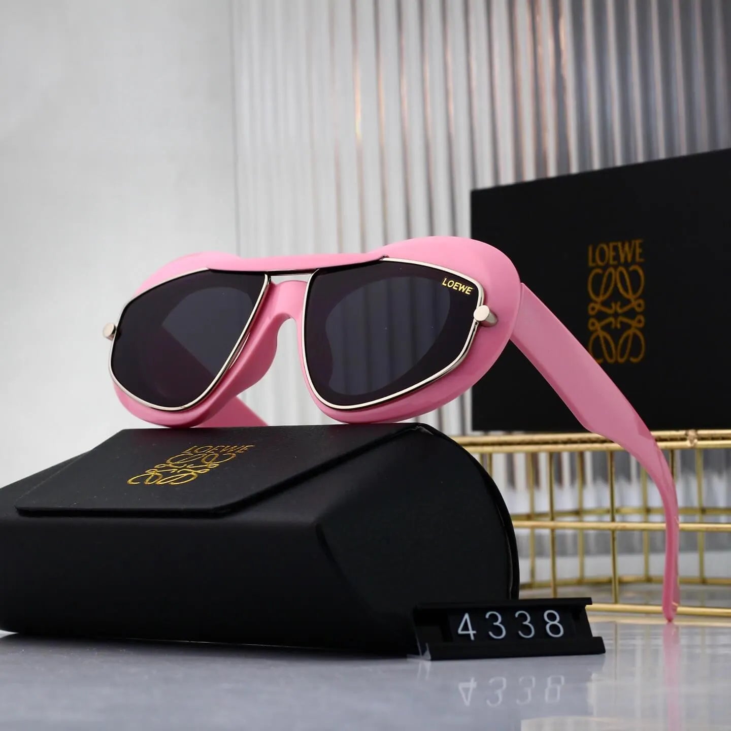 Double Bridge Aviator Sunglasses