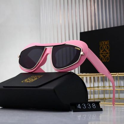 Double Bridge Aviator Sunglasses