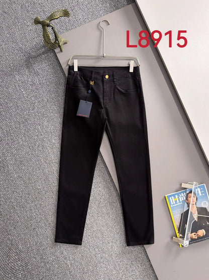 Contrast Patch Stretch Jeans