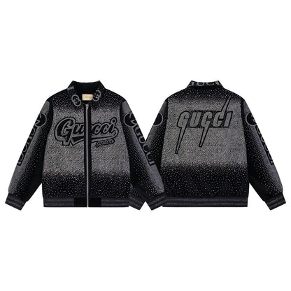 Double G Rhinestone Jacket