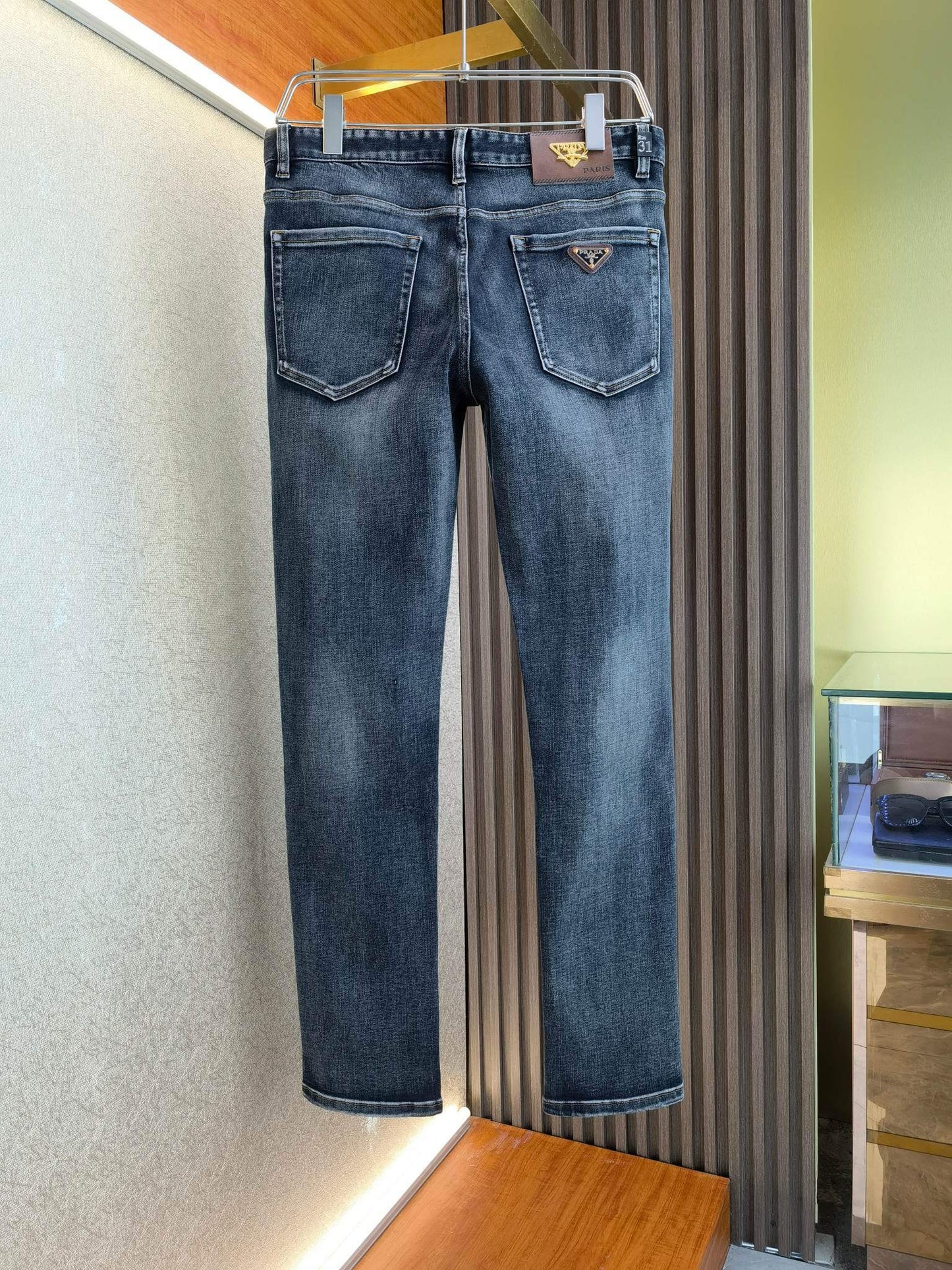 Triangle Emblem Jeans