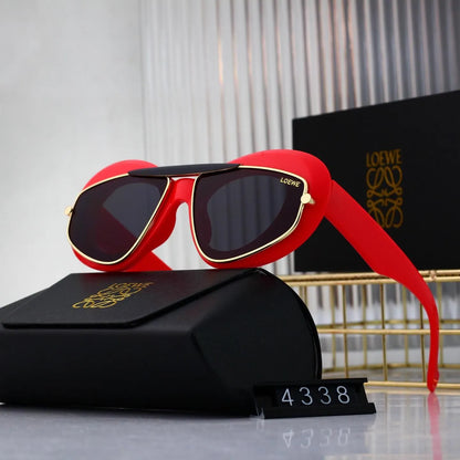 Double Bridge Aviator Sunglasses