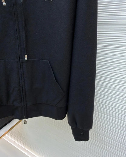 Heavy‑Weight Metallic Letter Jacket