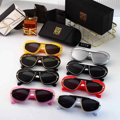 Double Bridge Aviator Sunglasses