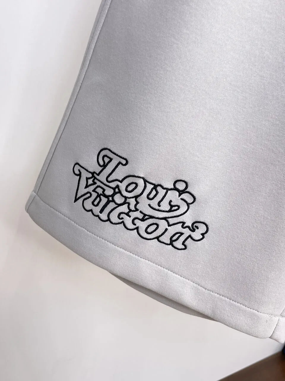 Graffiti Letter Embroidered Casual Shorts