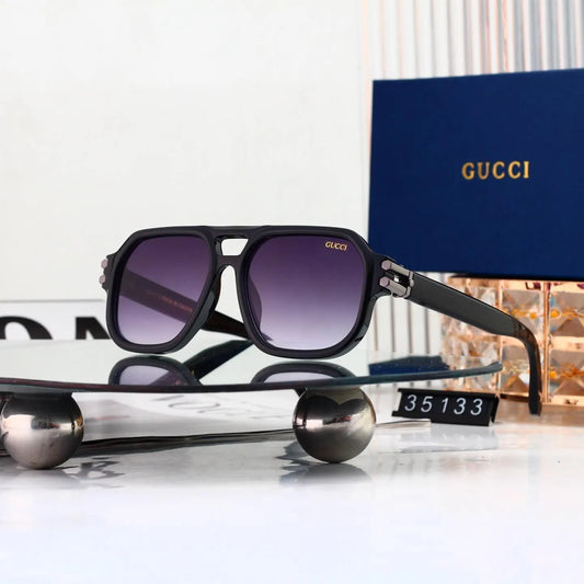 Double Bridge Square Sunglasses
