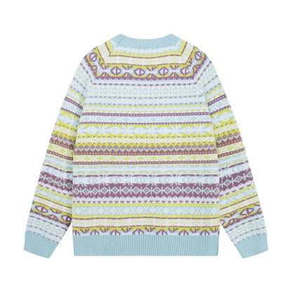 Retro Geo Jacquard Knit