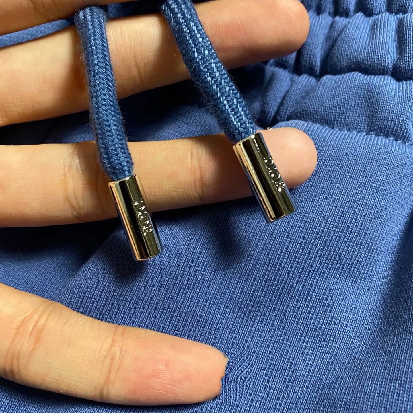 Letter Embroidery Straight Sweat Pants
