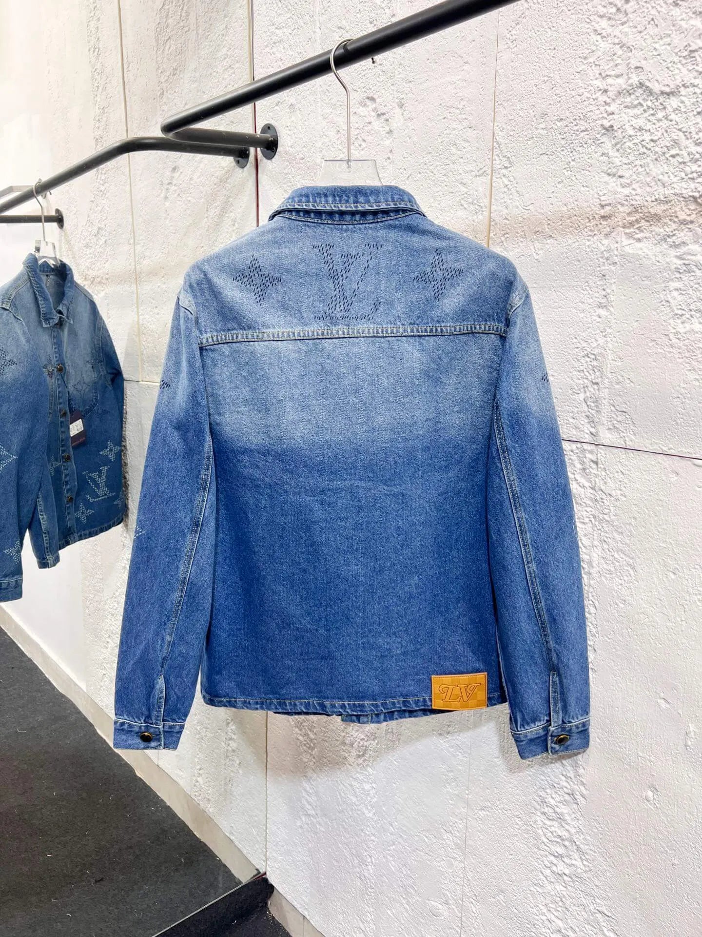 Denim Lapel Single Jacket