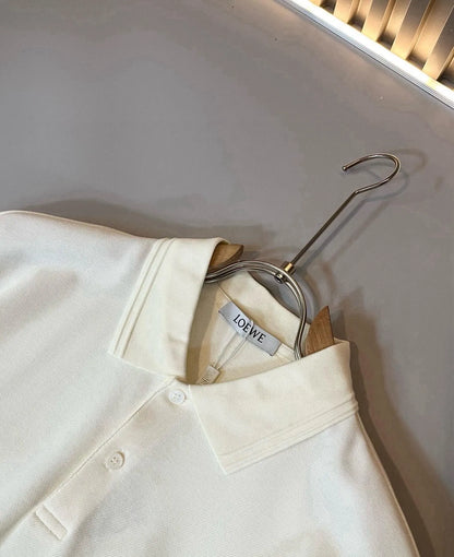 Contrast striped polo shirt