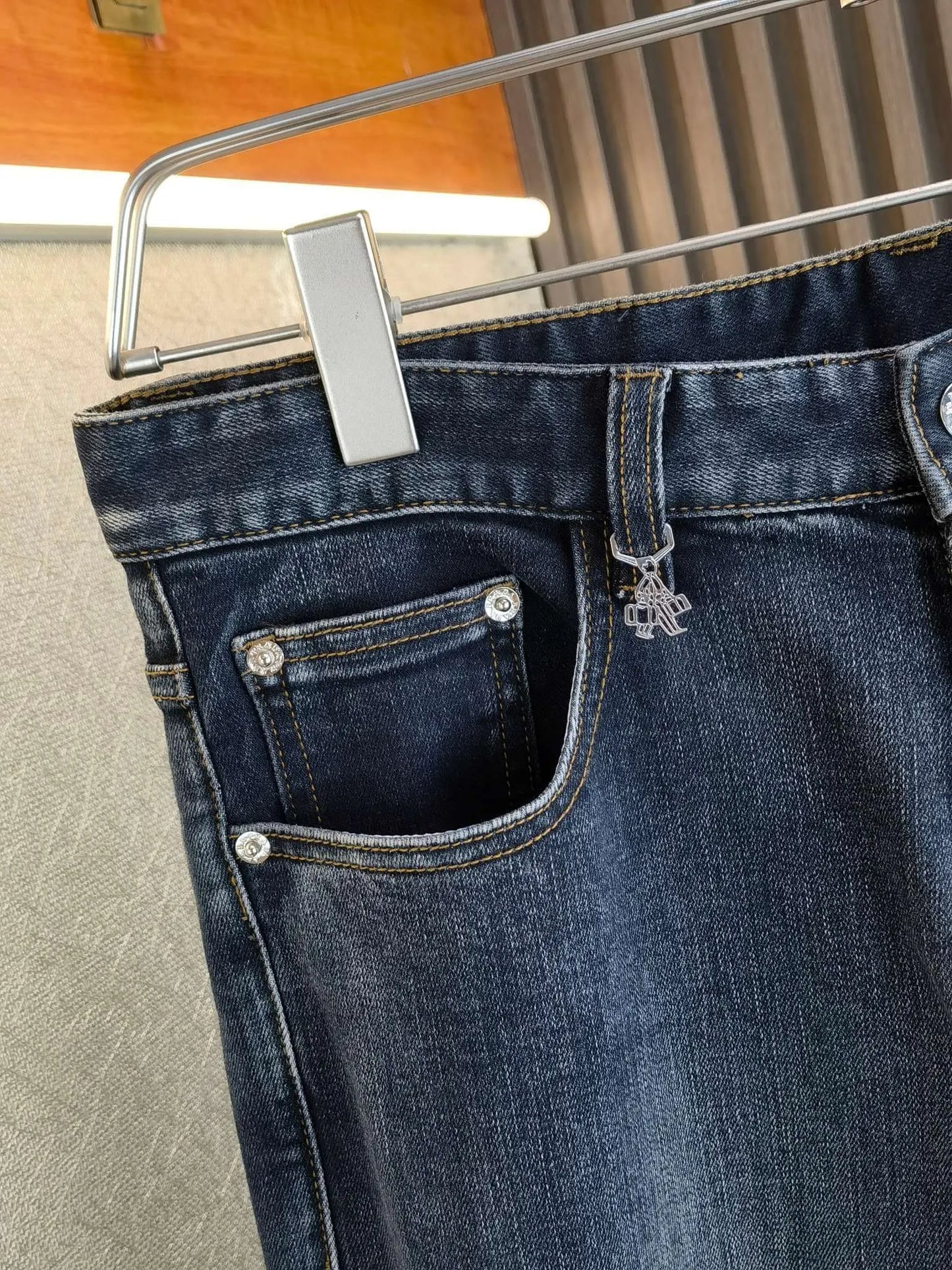 Triangle Emblem Jeans