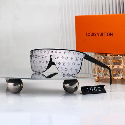 All-Over Print Square Shield Sunglasses