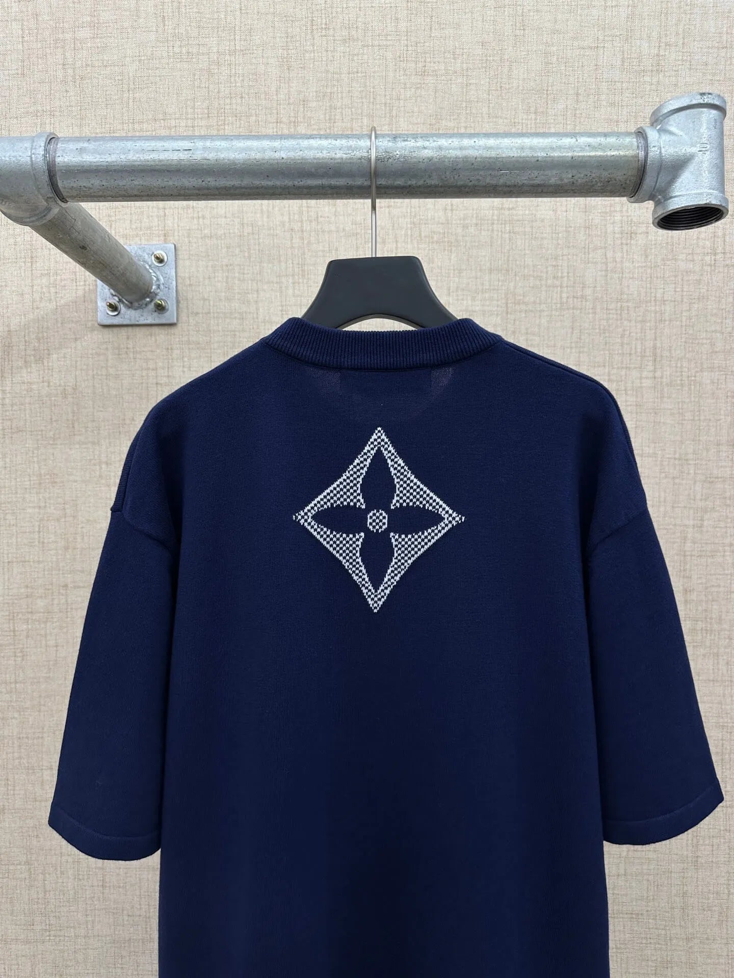 Art Printed Knitted T-Shirt