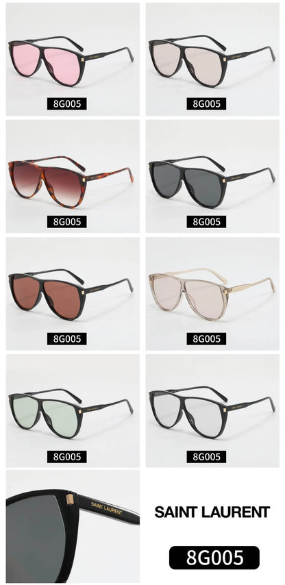 Slim Aviator Sunglasses