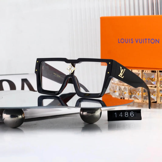 Fashion Rhinestone Decor Square Sunglasses