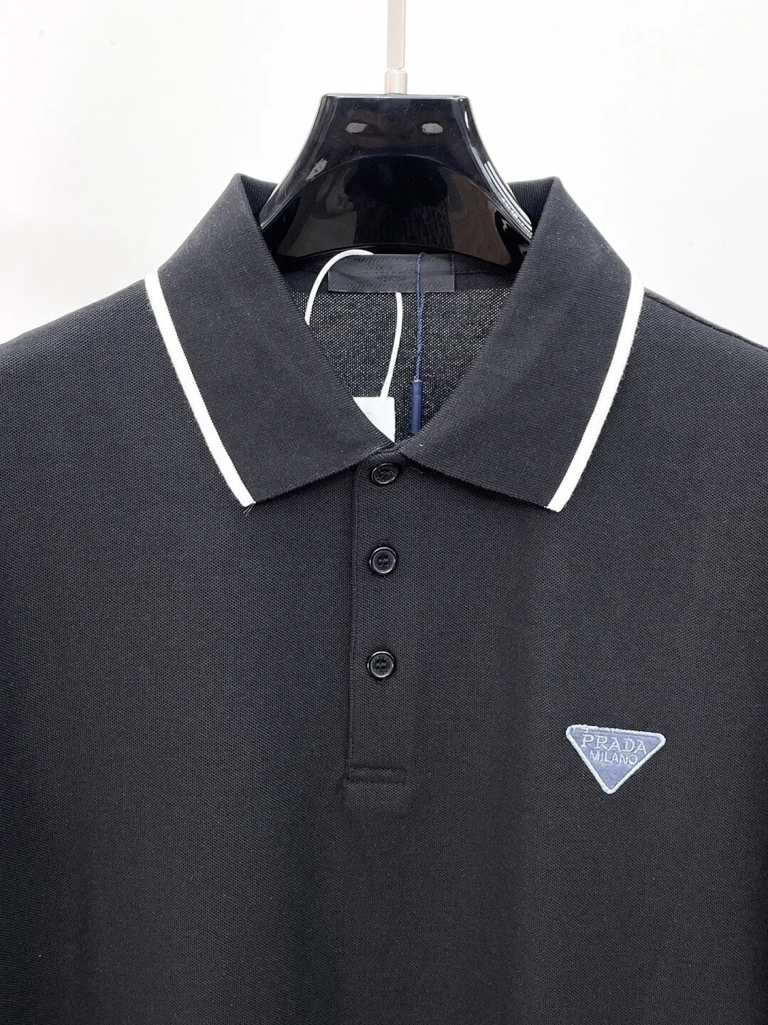 Classic Embroidered Triangle Polo Shirt