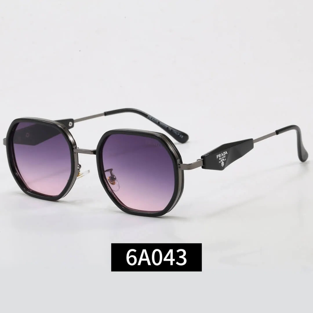 Hexagonal Retro Sunglasses
