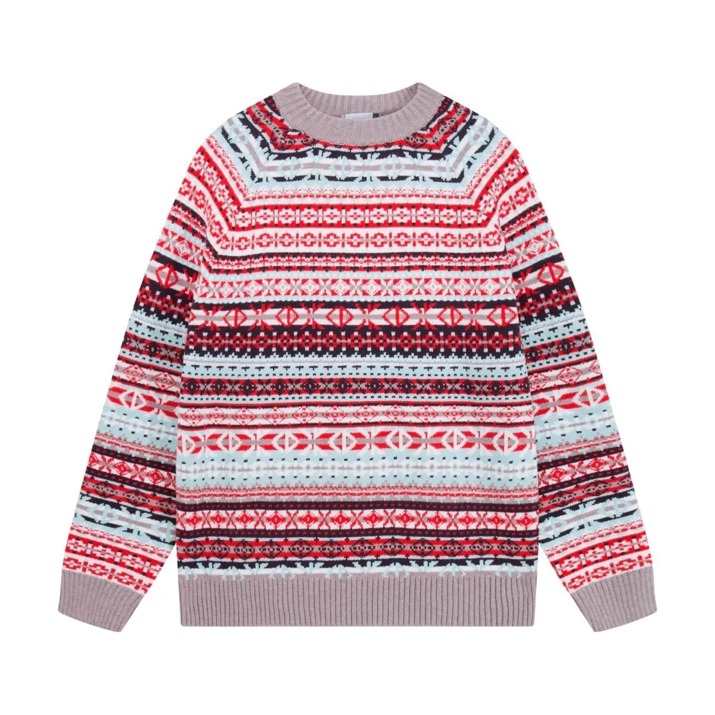 Retro Geo Jacquard Knit