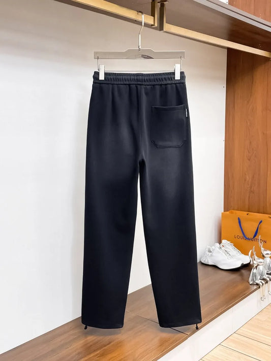 Vertical Graffiti Letter Printed Pants