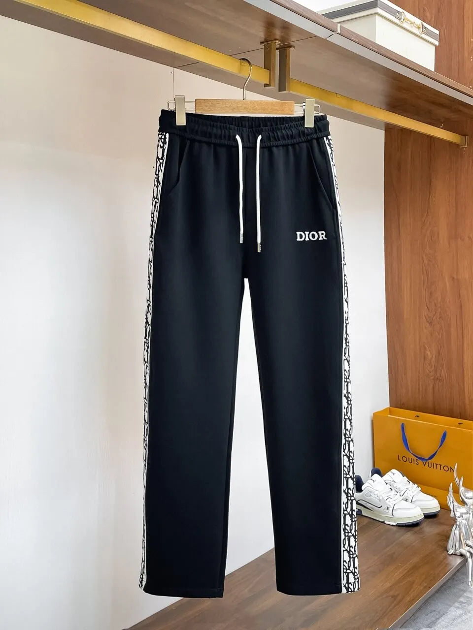 Side Tape Straight‑Leg sweatpants