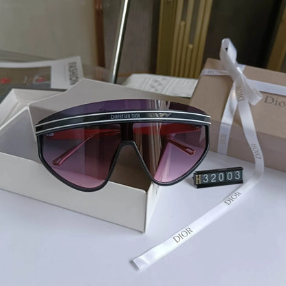One-piece Aviator Shield Sunglasses