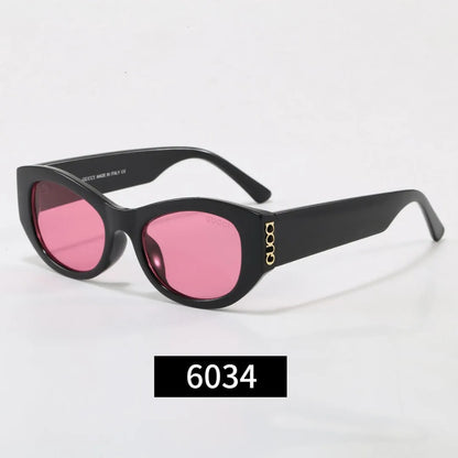 Cat-Eye Letter Sunglasses