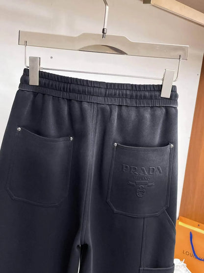 Side Cargo Pocket Embossed Pants